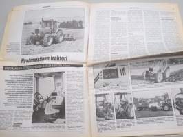 Koneviesti 1986 nr 21 - Varavoima, Maailman sivu, Hyvämuistinen traktori - Uusi Massey-Ferguson 3000-sarja esittelyssä, Juurikkaannostoa telattraktorilla, ym.