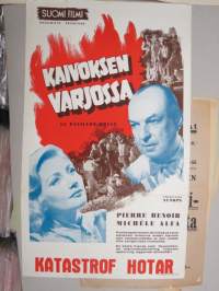 Kaivoksen varjossa - Katastrof hotar, pääosissa Pierre Renoir &amp; Michèle Alfa -elokuvajuliste / movie poster
