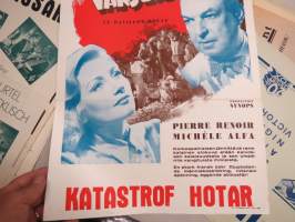 Kaivoksen varjossa - Katastrof hotar, pääosissa Pierre Renoir &amp; Michèle Alfa -elokuvajuliste / movie poster