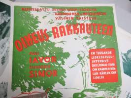 Oikeus rakkauteen - Rätten till kärlek, pääosissa Paul Javor, Elisabeth Simor -elokuvajuliste / movie poster