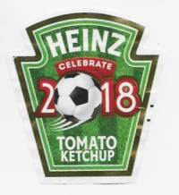 Heinz celebrate Football WM 2018 - tuote-etiketti