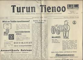 Turun Tienoo  1958 nr 20- Lieto, Maaria, Paattinen, Rusko, Vahto uutis- ja ilmoituslehti