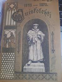 Muistolehti 1593-1893 Evankelis-lutherilaisen tunnustuksen saattaminen Suomen kirkon omaksi Upsalan kirkolliskokouksen kautta...1893