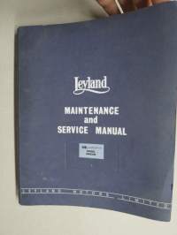 Leyland UE. 400/54A Diesel engine (Diesel Industrial Unit) - Maintenance and Service Manual -huoltokirja