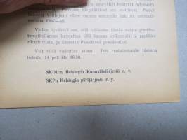 Kysymys suunnasta on kysymys leivästä - palkkasäännöstely puretaan ym... SKDL Helsinki -lentolehtinen v. 1954
