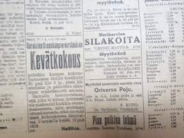 Keskisuomalainen 14.6.1918 -sanomalehti