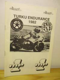 Turku Endurance 1982 - käsiohjelma