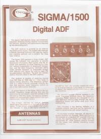 Sigma / 1500 Digital ADF - tuote-esite 1978