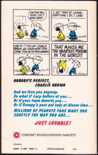 Nobody´s Perfect, Charlie Brown 1980. N:o 14. Tenavat sarjakuvia englanniksi.