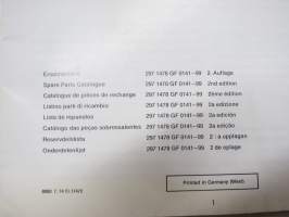 Deutz F2L 411 D, F2L 411 W Ersatzteilliste / Spare Parts Catalogue / Listino Parti di Ricambio / Lista des Repuestos / Reservdelslista / Catalogue de Piéces