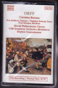 Carl Orff ‎– Carmina Burana. C-kasetti,(uusi, muovitettu)