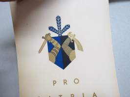 Pro Patria -kirjoituspaperilehtiö 1940-luvulta