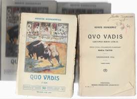 Quo vadis : kertomus Neron ajoilta  4 osaaSienkiewicz, Henryk, kirjoittaja ; Talvio, MailaWSOY 1912-13.