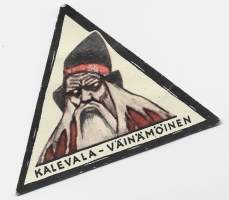 Kalevala Väinämöinen 1954-  rintamerkki pahvia
