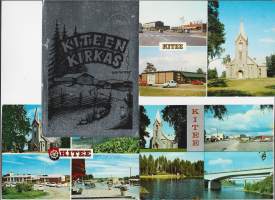 Kitee 4 kpl erä -postikortti   - paikkakuntapostikortti