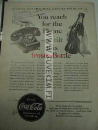 Financial World 25.9.1940 -talouslehti, Coca-Cola mainos takakannessa