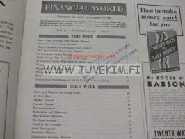 Financial World 6.11.1940 -talouslehti, Lucky Strike mainos takakannessa