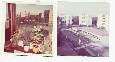 Turku Hepokulta 1975 - valokuva 9x9 cm 2 kpl