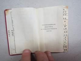 Jokamies 1956 taskumuistio (almanakka / kalenteri) karkausvuodeksi