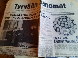 Tyrvään Sanomat no 92. 1966 (20.11.) kansakoululaitoksen 100-vuotisjuhla Tyrväässä, Suoniemen Siuro ja ulkovalaistus