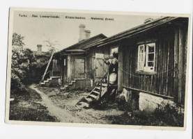 Turku Luostarimäen Käsityöläismuseo  - paikkakuntapostikortti  postikortti kulkematon
