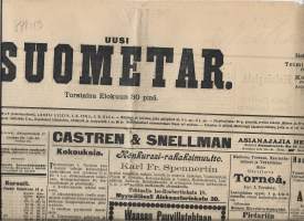 Uusi Suometar 30.8. 1894  sanomalehti