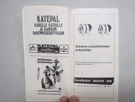 Pyynikin Kesäteatteri 1976 - Niskavuoren nuorikko -käsiohjelma
