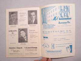 Turun kaupunginteatteri 1953-1954 Valkoinen hevonen -käsiohjelma