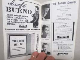 Turun kaupunginteatteri 1963-1964 - Miksi valehtelet, Cherie...? -käsiohjelma
