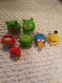 Angrybirds hahmot  7 kpl