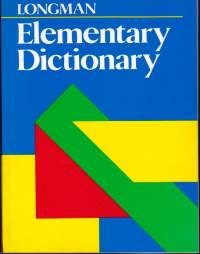 Elementary Dictionary, 1987. 2000 keskeisen englannin kielen sanan selitykset, käyttö lauseessa, kuvitettu. Helpot kuvaukset merkityksistä.