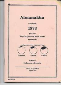 Almanakka 1978 -   kalenteri