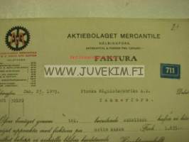 Osakeyhtiö Mercantile Helsinki 23.1.1925 -dokument