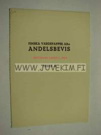 Finska Värdepapper Ab:s Andelsbevis Serie A