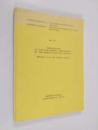 Proceedings of the XVII Annual Conference of the Finnish Physical Society, Joensuu, Finland, February 11-12 1983