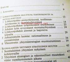 Suuryritykset ja niiden johtaminen Suomessa. Liiketoiminnan johtamisesta yhtymän strategiseen johtamiseen