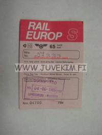 Rail Europ S / VR 65-kortti