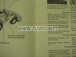 Caterpillar 920, 930 hjullastare förarhandbook -pyöräkuormaajat ohjekirja ruotsiksi