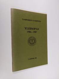 Yleisopas 1986-1987 (Tampereen yliopisto)