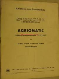 McCormick International Agriomatic 8-Gang Schleppergetriebe 715 173 R92 
