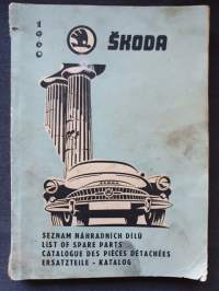 Škoda - list of spare parts 1960. List of spare parts Škoda Octavia