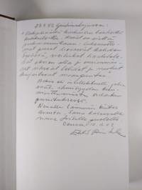 Sotatuomarin päiväkirjat (signeerattu)