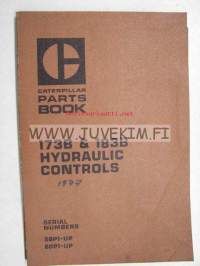 Caterpillar 173B &amp; 183B Hydraulic controls (serial numbers 59P1, 60P1 -up) parts book -varaosaluettelo