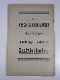 Geografiska föreningens tidskrift 1898 : tionde årgången N:o 1