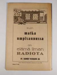Kouluradio : ohjelmisto syyslukukaudella 1940