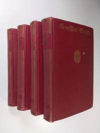Goethes Werke 1-10 (neljä kirjaa)