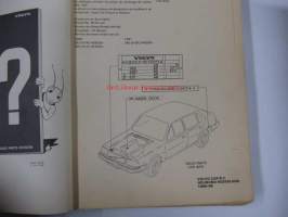 Volvo 340 Series 1980- Parts Catalog -varaosaluettelo englanniksi