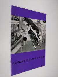 Solomon R. Guggenheim Museum, New York : Ateneumin taidekokoelmat = konstsamlingarna i Ateneum, 27.9. - 20.10.1957