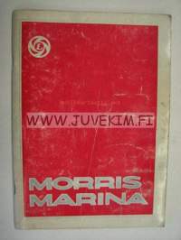 Morris Marina 1977 -käyttöohjekirja