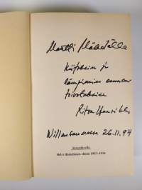 Ketunkivellä : Helvi Hämäläisen elämä 1907-1954 ; Päiväkirjat 1955-1988 (signeerattu)
